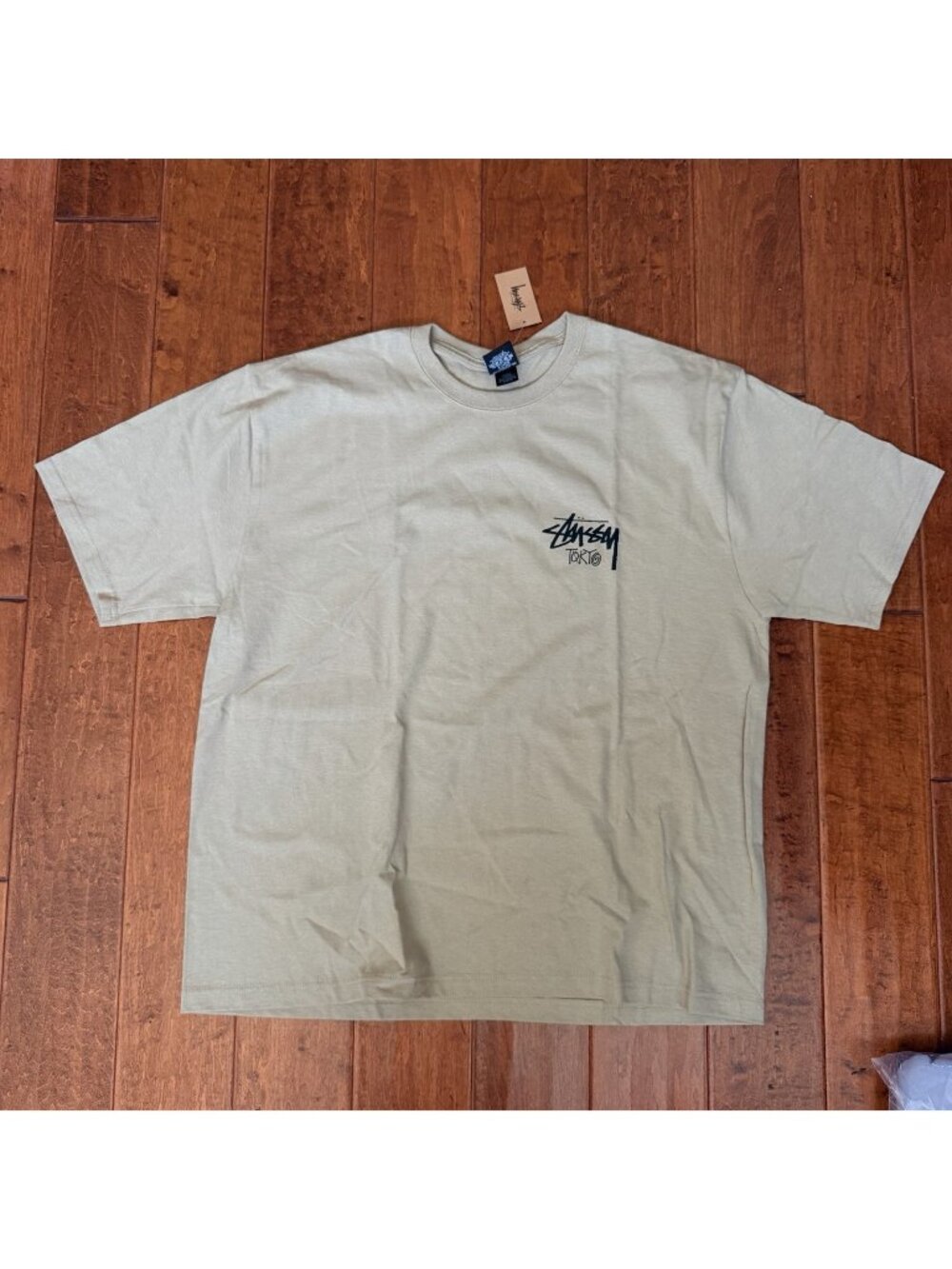 Stússy Stock Tokyo Tee - Khaki X-Large